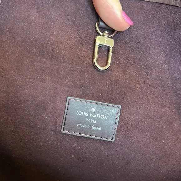 Louis Vuitton Purple Tote Bag without Pouch - Picture 8 of 14